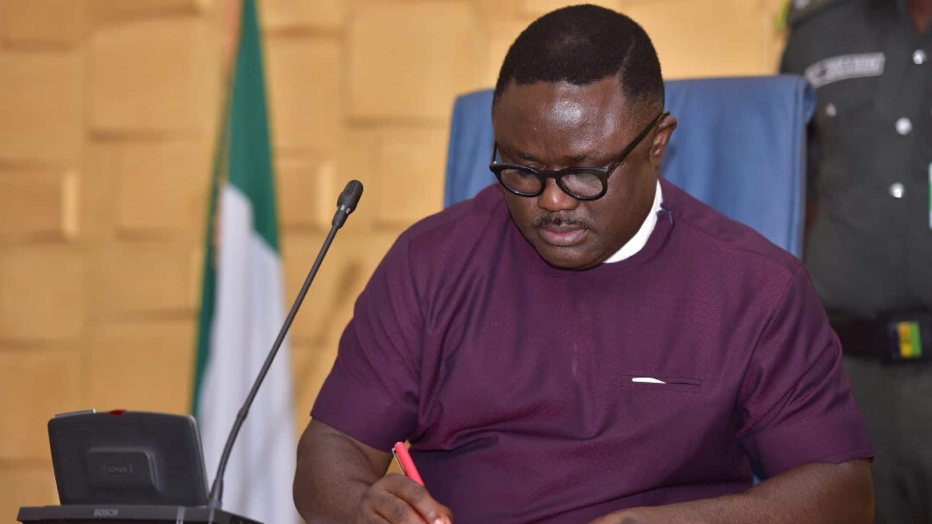 Ayade signs 2020 Budget