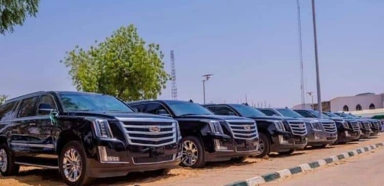 Zamfara Governor honours State's Traditional Rulers with assorted cars