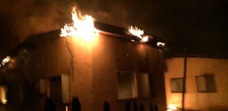 INEC office on fire