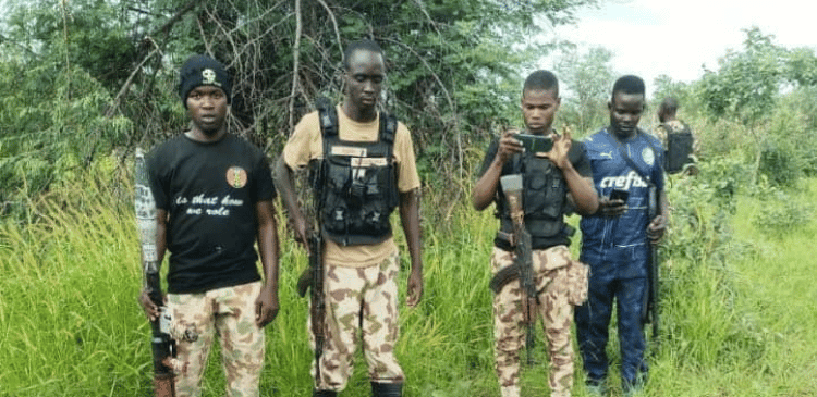 Troops and Civilian JTF who killed ISWAP terrorists