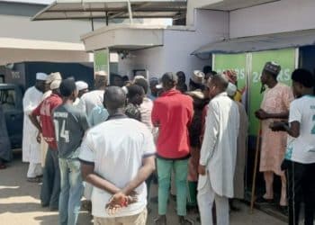 Queues at bank ATMs in Katsina state