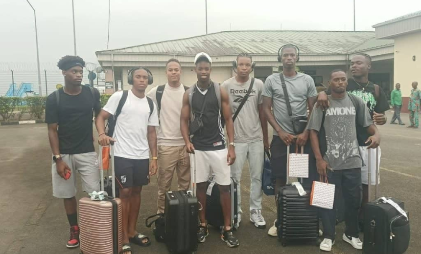 ait-image/Sao Tome And Principe Arrive Uyo Ahead Super Eagles Clash