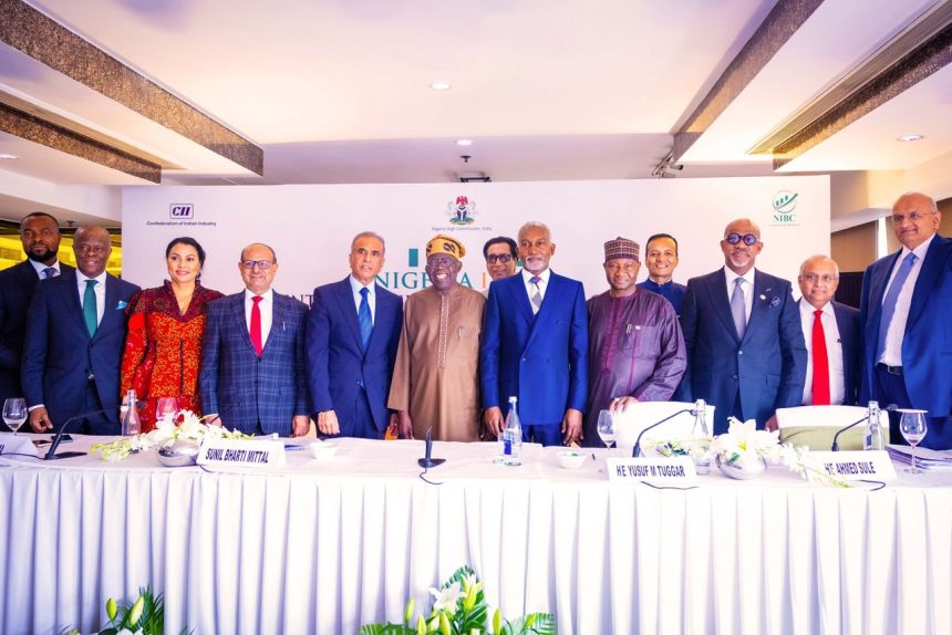 President Tinubu in india