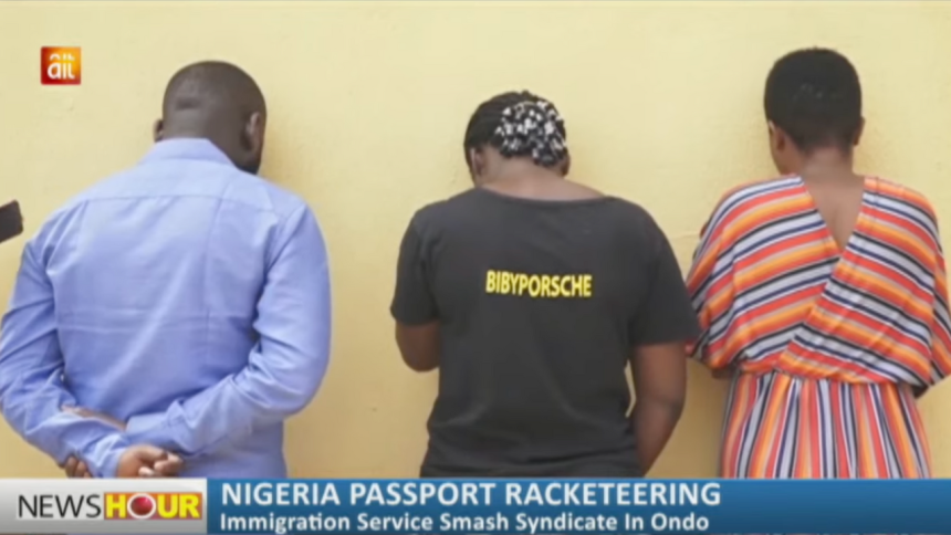 ait-images-Arrestad Suspected Passport Racketeering Syndicate