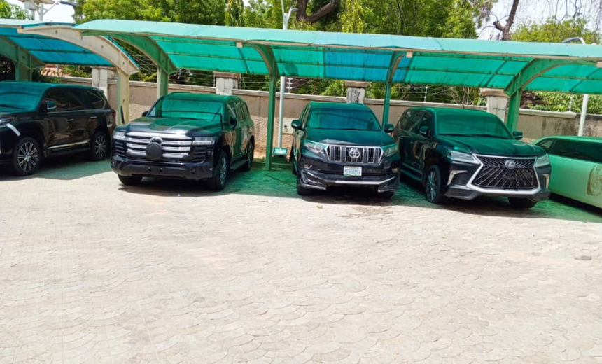 AIT-IMAGES - seized the official vehicles