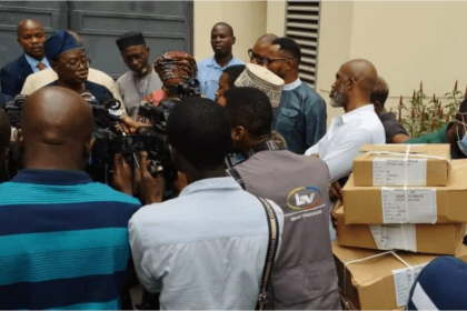 AIT-IMAGES - NEC Officials Take Delivery Of Materials