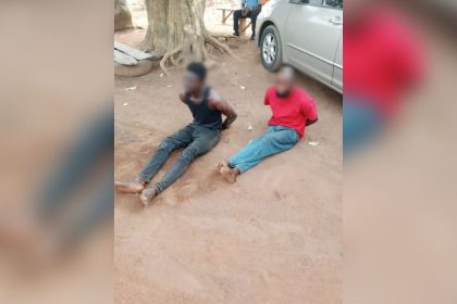 AIT-IMAGES - Arrested Suspects Killer of Truck Driver,