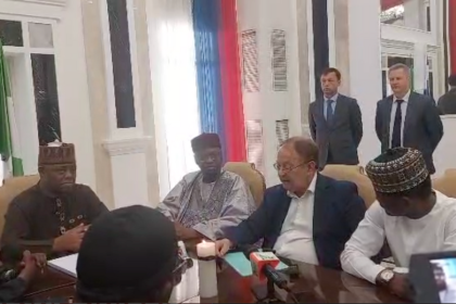 AIT-IMAGES - 2 former Nigerian ministers, others, condole with Putin over killings in Moscow