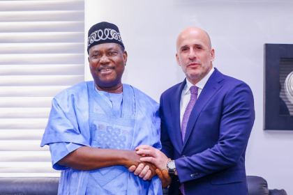 AIT-IMAGES - SGF George Akume/Canadian High Commissioner to Nigeria, Dr. Jamie Christoff