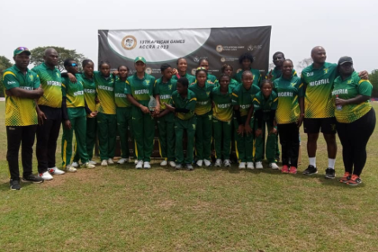 AIT-IMAGES - Nigeria women cricket national team at 13th African Games in Ghana