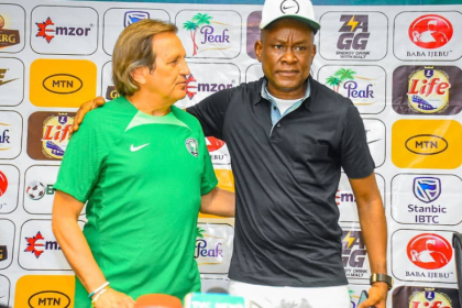 AIT-IMAGES - Senator John Owan Enoh/SUPER FALCONS'COACH