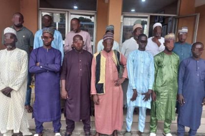 AIT-IMAGES - 13 fake BDC operators arrested by EFCC in Lagos State