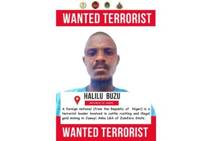 AIT-IMAGES - Wanted Niger Republic-born terrorist leader, Halilu Buzu