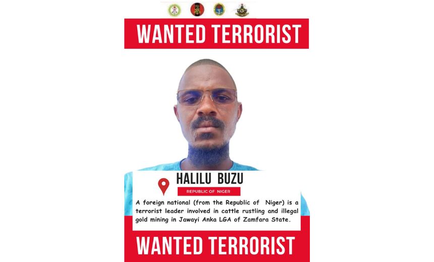 AIT-IMAGES - Wanted Niger Republic-born terrorist leader, Halilu Buzu