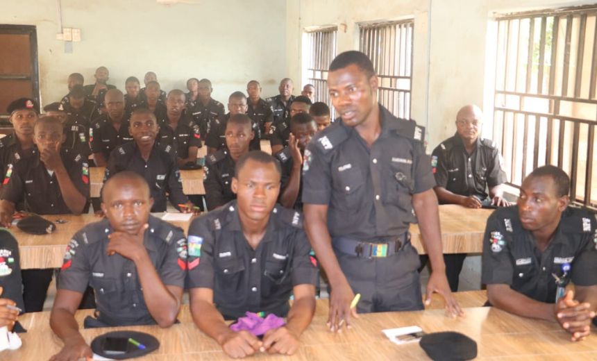 AIT-IMAGES - Niger State Police Command hold training for its personnel on capacity development.