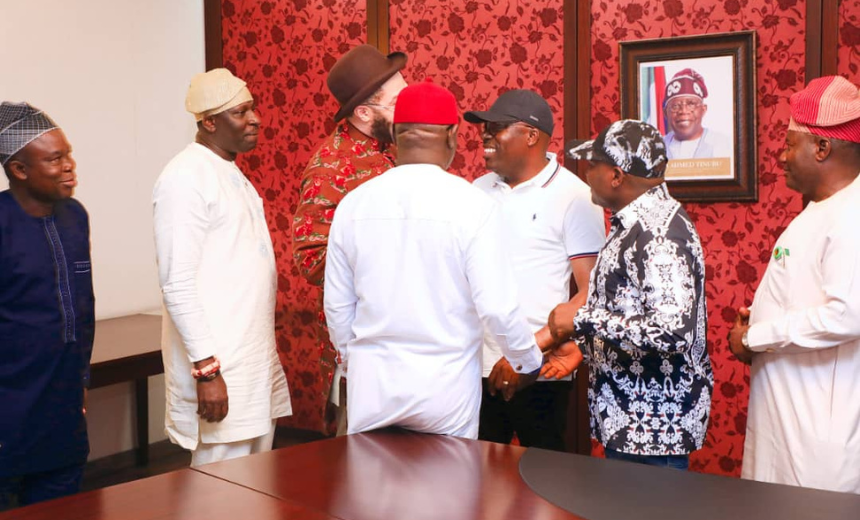 AIT-IMAGES - Rivers Governor, Sim Fubara receives members of House Committee on Public Petitions