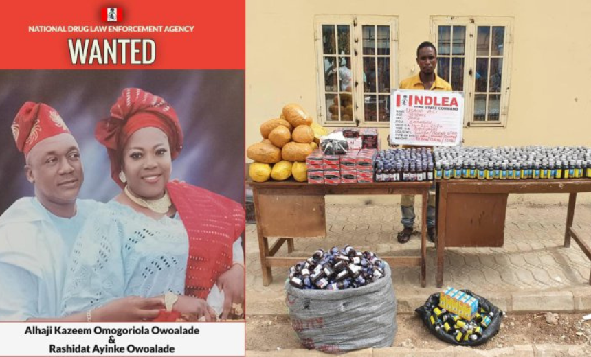 AIT-IMAGES - Kazeem Omogoriola Owoalade also known as Abdul Qassim Adisa Balogun and Rashidat Ayinke Owoalade alias Bolarinwa Rashidat Ayinke,