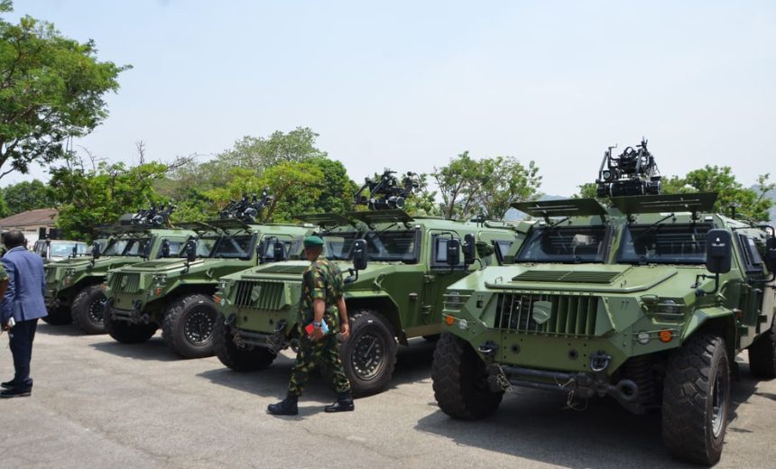AIT-IMAGES - twenty units of the improved version of the Armoured Personnel Carrier (APC)