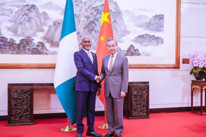 AIT-IMAGES - Nigeria's Minister of Foreign Affairs, Yusuf Tuggar in China
