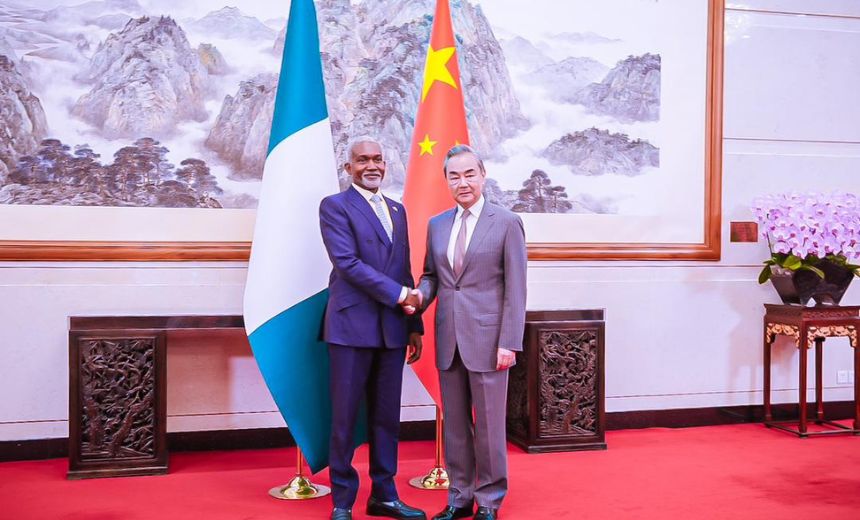 AIT-IMAGES - Nigeria's Minister of Foreign Affairs, Yusuf Tuggar in China