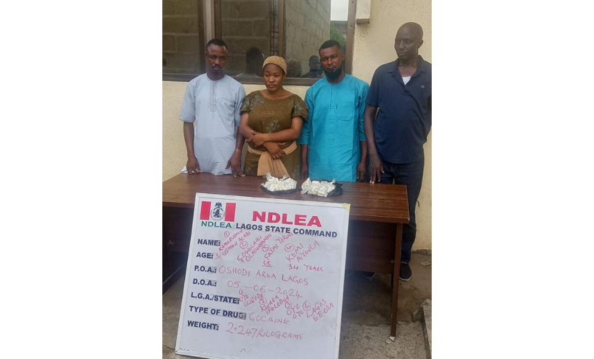 AIT-IMAGES - Hajj Pilgrims caught with cocaine in Lagos