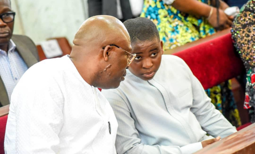 AIT-IMAGES - Gov. Fubara and his Son