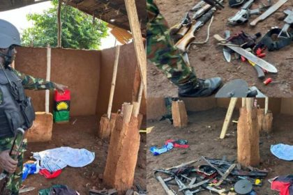 AIT-IMAGES - Troops of Nigerian Army neutralise 6 Suspected IPOB members in Abia State