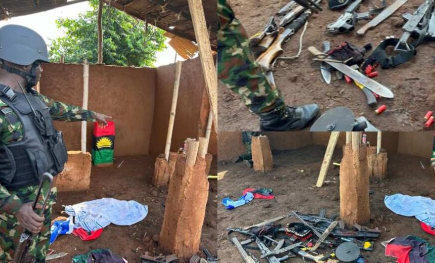 AIT-IMAGES - Troops of Nigerian Army neutralise 6 Suspected IPOB members in Abia State