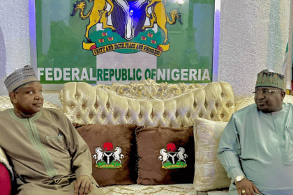 AIT-IMAGES - Economic Planning Minister Abubakar Bagudu/Kebbi State Governor Nasir Idris