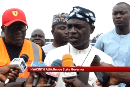 AIT-IMAGES - Benue State Governor, Hyacinth Alia,