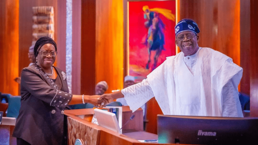 ait-images - President Bola Tinubu/Kudirat Kekere-Ekun