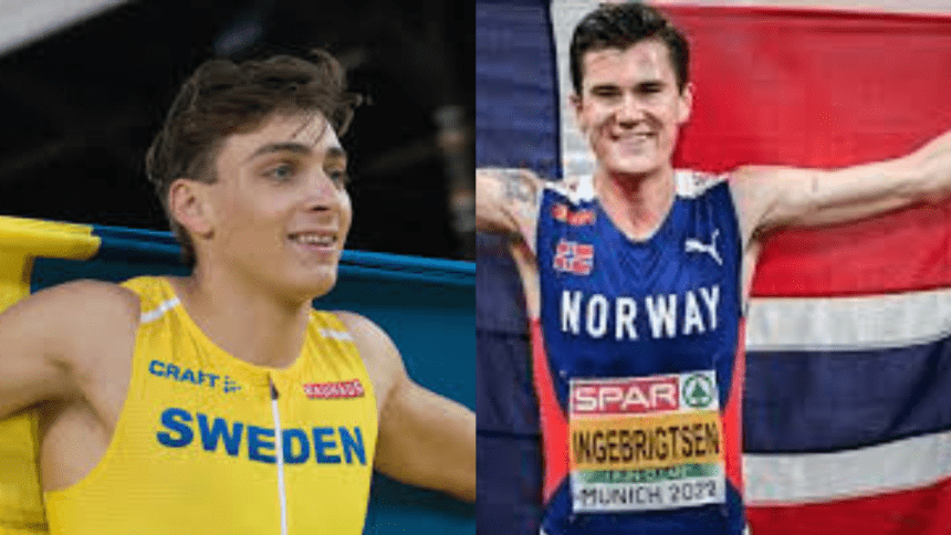 ait-images - Sweden's Duplantis/Norway's Ingebrigtsen
