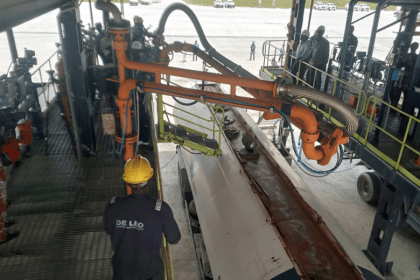 AIT-IMAGES - NNPC truck loading petrol at Dangote Refinery