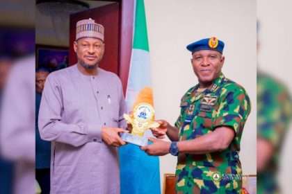 AIT-IMAGES - Governor Dikko Radda and Air Marshal Hasan Abubakar