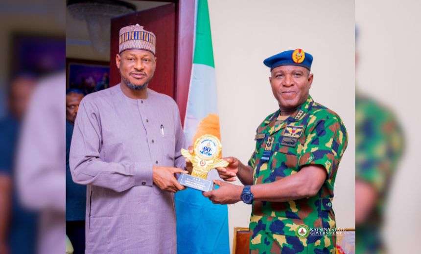 AIT-IMAGES - Governor Dikko Radda and Air Marshal Hasan Abubakar
