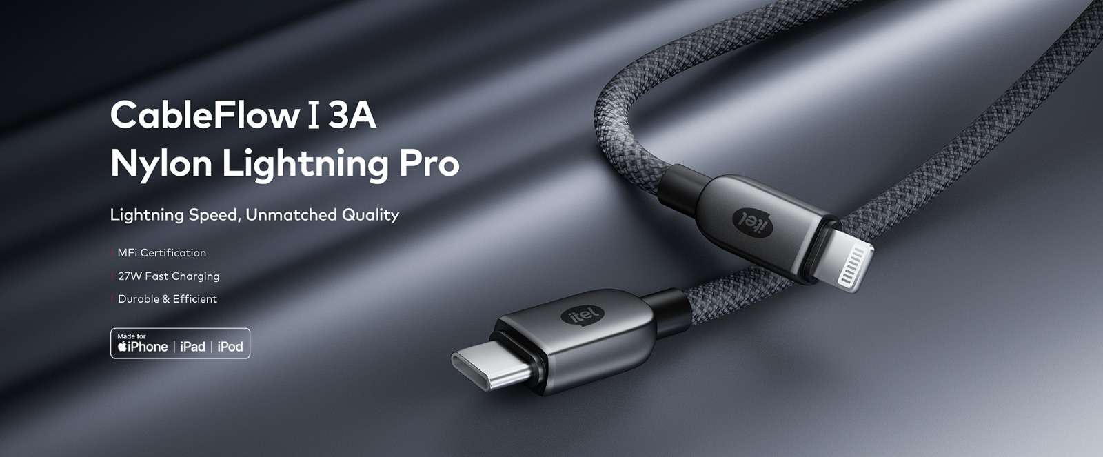 itel Unveils PowerAI™ Technology, CableFlow 3A Pro L63N, and MFi ...