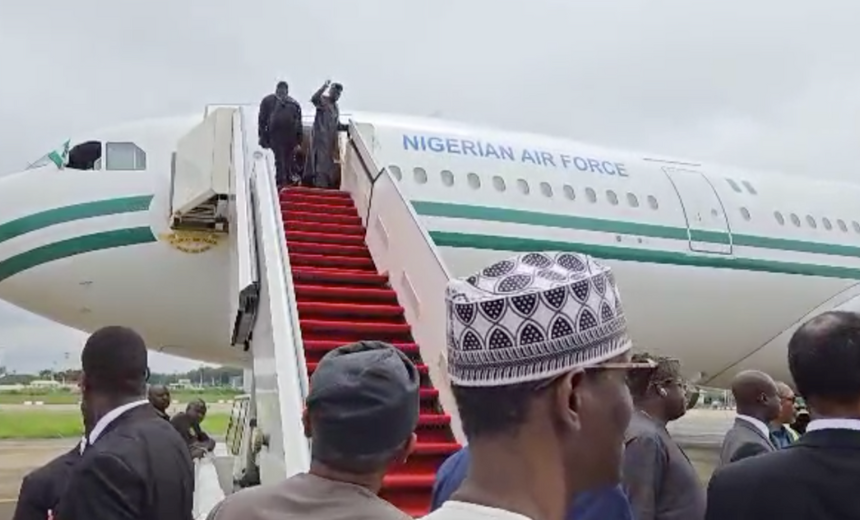 TINUBU DEPARTS