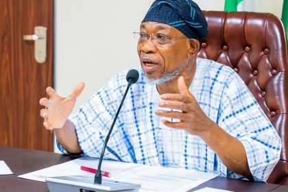 The former governor of Osun State and Minister for Interior Rauf Aregbesola